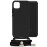 Mobilize Lanyard Gelly Samsung Galaxy A03 Joustava TPU Suojakuori kaulanauhalla - Musta
