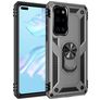 Mobigear Armor Ring Huawei P40 Hard Case Back cover Shockproof with Ring Holder - Grey