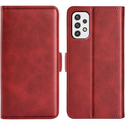 Mobigear Slim Magnet Samsung Galaxy A23 Wallet case - Red