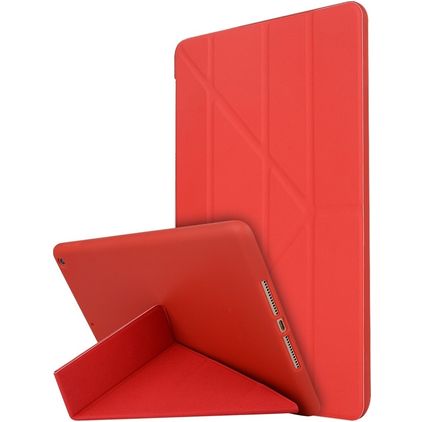 Mobigear Origami iPad 9 (2021) Wallet case - Red