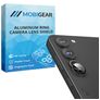 Mobigear Single Samsung Galaxy S23 Tempered Glass Camera Lens Protector - Case Friendly - Black