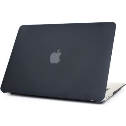Mobigear Matte MacBook Air 13 tommer (2010-2019) Hardshell Laptopcover MacBook Case - Sort - Model A1369 / A1466