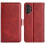 Mobigear Slim Magnet Samsung Galaxy M52 Plånboksfodral med sedelfack - Röd