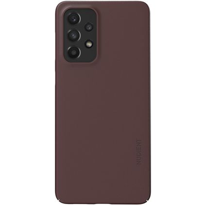 Nudient Thin Precise Samsung Galaxy A33 Hårdt Bagsidecover - Sangria Red