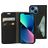 Mobiparts Classic Wallet iPhone 13 Mini Lompakkokotelo + Setelitasku - Musta