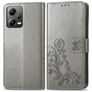 Mobigear Clover POCO X5 Wallet case - Grey
