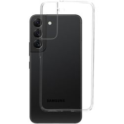Mobiparts Classic Gennemsigtig Samsung Galaxy S22 Fleksibel TPU Bagsidecover - Gennemsigtig