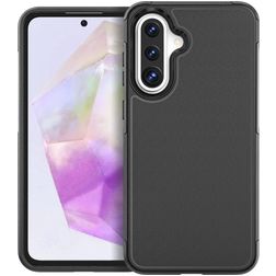 Mobigear Traveller Samsung Galaxy A36 Hardcase Etui plecki - Czarny
