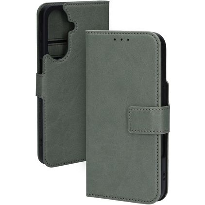 Mobiparts Classic Wallet Samsung Galaxy A27 MagSafe Cover a libro - Stone Green