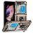 Mobigear Armor Ring Samsung Galaxy Z Flip 5 Plástico rígido Capa traseira Antichoque com anel - Dourado