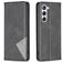 Mobigear Rhombus Slim Samsung Galaxy S25 Plånboksfodral - Svart
