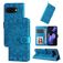 Mobigear Sunflower Google Pixel 9a Wallet case - Blue