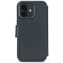 Decoded Detachable Wallet iPhone 17 MagSafe Cover Vera pelle Cover a libro 2 in 1 con guscio estraibile a portafoglio - Navy Shadow