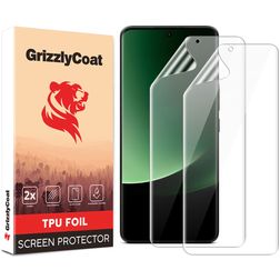 GrizzlyCoat Xiaomi 13 Ultra Hidrogel TPU Protector de pantalla - Compatible con fundas + Marco de instalación (pack de 2)
