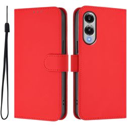 Mobigear Urban Wallet Samsung Galaxy S25 Edge Funda tipo libro Cartera - Rojo