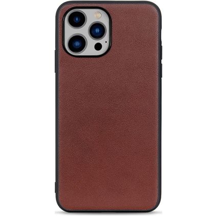 Mobigear Excellent iPhone 14 Plus Fodral Hårdplast Skal - Brun