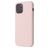 Mobigear Rubber Touch iPhone 12 Silicone Back cover - Sand Pink