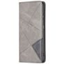 Mobigear Rhombus Slim Nokia G11 Funda tipo libro - Gris