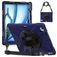 Mobigear SureGrip XGuard iPad Air 13 polegadas (2026) Capa Plástico rígido / Silicone Capa traseira + Suporte para caneta stylus + Alça de ombro + Suporte - Azul marinho