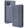 Mobigear Sensation Realme C25Y Lompakkokotelo + Setelitasku - Sininen