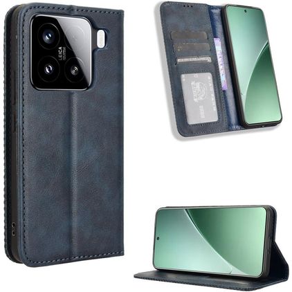 Mobigear Sensation Xiaomi 15 Pro Wallet case - Blue