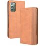 Mobigear Sensation Samsung Galaxy S20 FE Pungetui med Seddelrum - Cognac