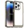 Mobigear Crystal iPhone 15 Pro Max Fodral Hårdplast Skal - Transparent / Grå