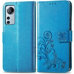 Mobigear Clover Xiaomi 12 Lite Pungetui med Seddelrum - Blå