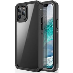 RedPepper Scratchproof iPhone 12 Hard Case Back cover Shockproof - Black