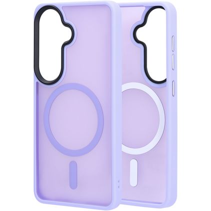 Mobiparts Hardcover Samsung Galaxy S26 MagSafe Kova Suojakuori - Satin Lila