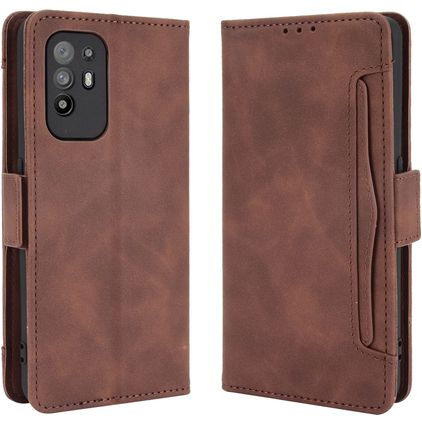 Mobigear Slide Wallet OPPO A94 5G Wallet case - Brown