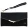 Mobilize Gelly Velvet Samsung Galaxy A40 Cover Aftagelig 2-i-1-clutch - Deep Black
