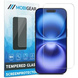 Mobigear iPhone 16 Plus Tempered Glass Screen Protector - Case Friendly