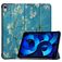 Mobigear Tri-Fold iPad 10 (2022) Funda tipo libro - Almond Blossoms