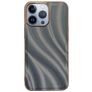 Mobigear Wavy iPhone 14 Pro Max Tvrdý plast Zadní kryt - Stříbrná