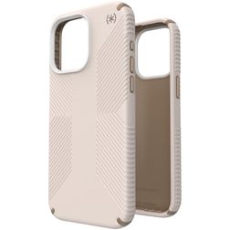 Speck Presidio2 Grip iPhone 15 Pro Max Tvrdý plast Zadní kryt odolný proti nárazům - Bleached Bone
