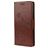 Mobigear Flowers Samsung Galaxy A53 Cover a libro portafoglio - Marrone
