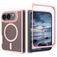 Mobigear Shockproof iPhone Duo MagSafe Funda Plástico rígido Carcasa - Rosa