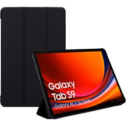 Mobiparts Tri Fold Samsung Galaxy Tab S9 FE Cover a libro - Nero