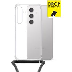 My Style Loop Trasparente Samsung Galaxy S24 FE TPU flessibile Cover con cordino - Trasparente