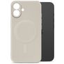 My Style Protective Flex iPhone 16 Plus MagSafe Fleksibel TPU Bagsidecover - Antique White