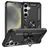 Mobigear Armor ring Samsung Galaxy S25 Plástico rígido Capa traseira Antichoque com anel - Preto
