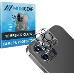 Mobigear iPhone 13 Pro Max Cristal templado Protector de cámara - Compatible con fundas