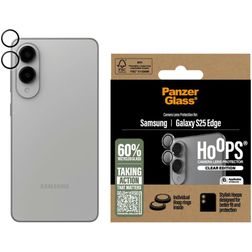 PanzerGlass Hoops Samsung Galaxy S25 Edge Vidro temperado Protetor de lentes da câmara - Compatível com capas