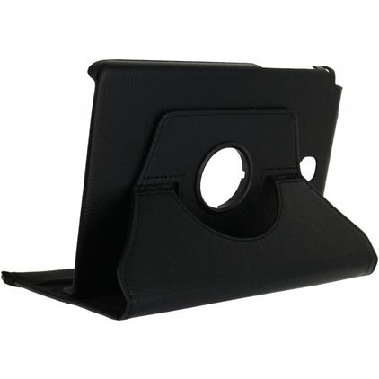 Xccess Rotating Stand Samsung Galaxy Tab A 8.0 Rotating Wallet case - Black