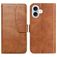 Mobigear S Line iPhone 17 Funda tipo libro Cartera - Marrón