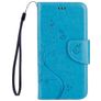 Mobigear Flowers Samsung Galaxy A5 (2017) Funda tipo libro Cartera - Turquesa