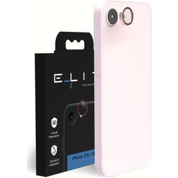 Elite iPhone 17e Glas Kameralinsebeskytter - Case Friendly - Lyserød