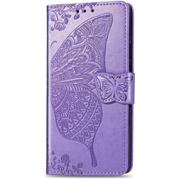 Mobigear Butterfly iPhone 11 Lompakkokotelo + Setelitasku - Violetti