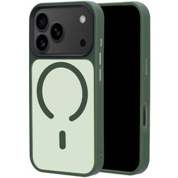 Mobiparts Hardcover iPhone 18 Pro MagSafe Hardcase Back cover - Satin Green